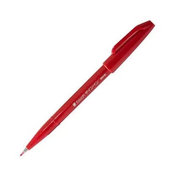 MDS Pen Red Pentel Touch Sign Pen