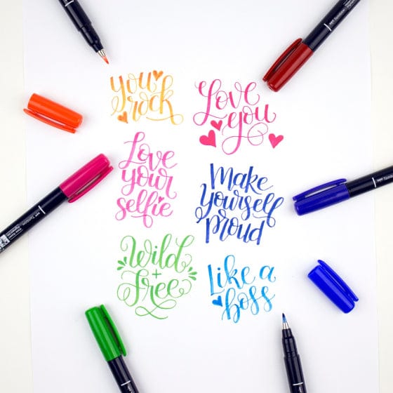 MDS Pens Tombow Fudenosuke Brush Pen