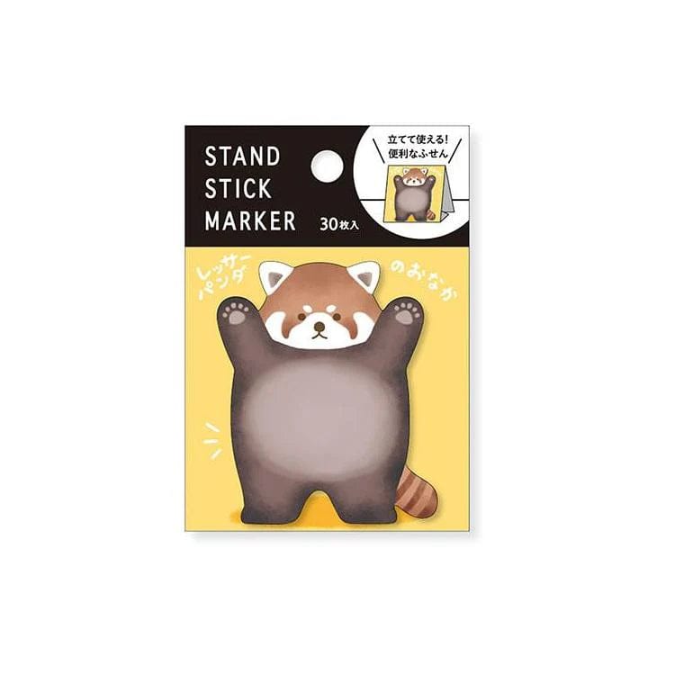 MDS Sticky Notes Red Panda Tummy Sticky Note Stand