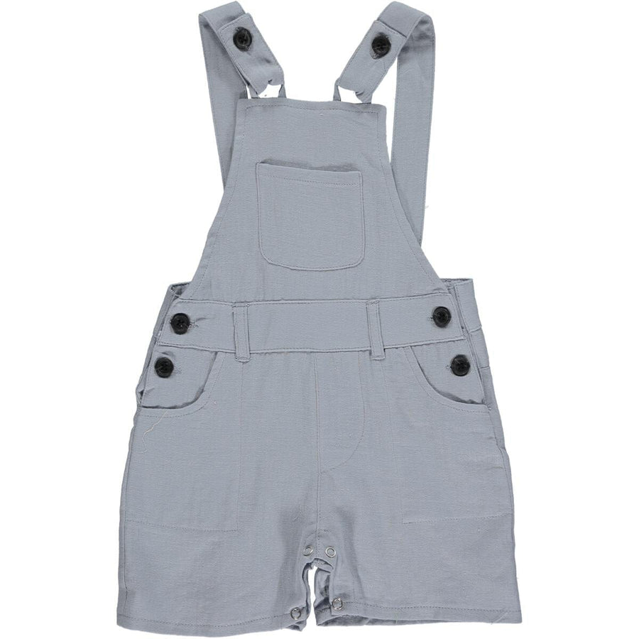 Me & Henry Overall 0-3m Bowline Woven Overalls - Dark Grey