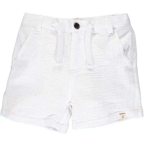 Me & Henry Pants Crew Gauze Shorts - White