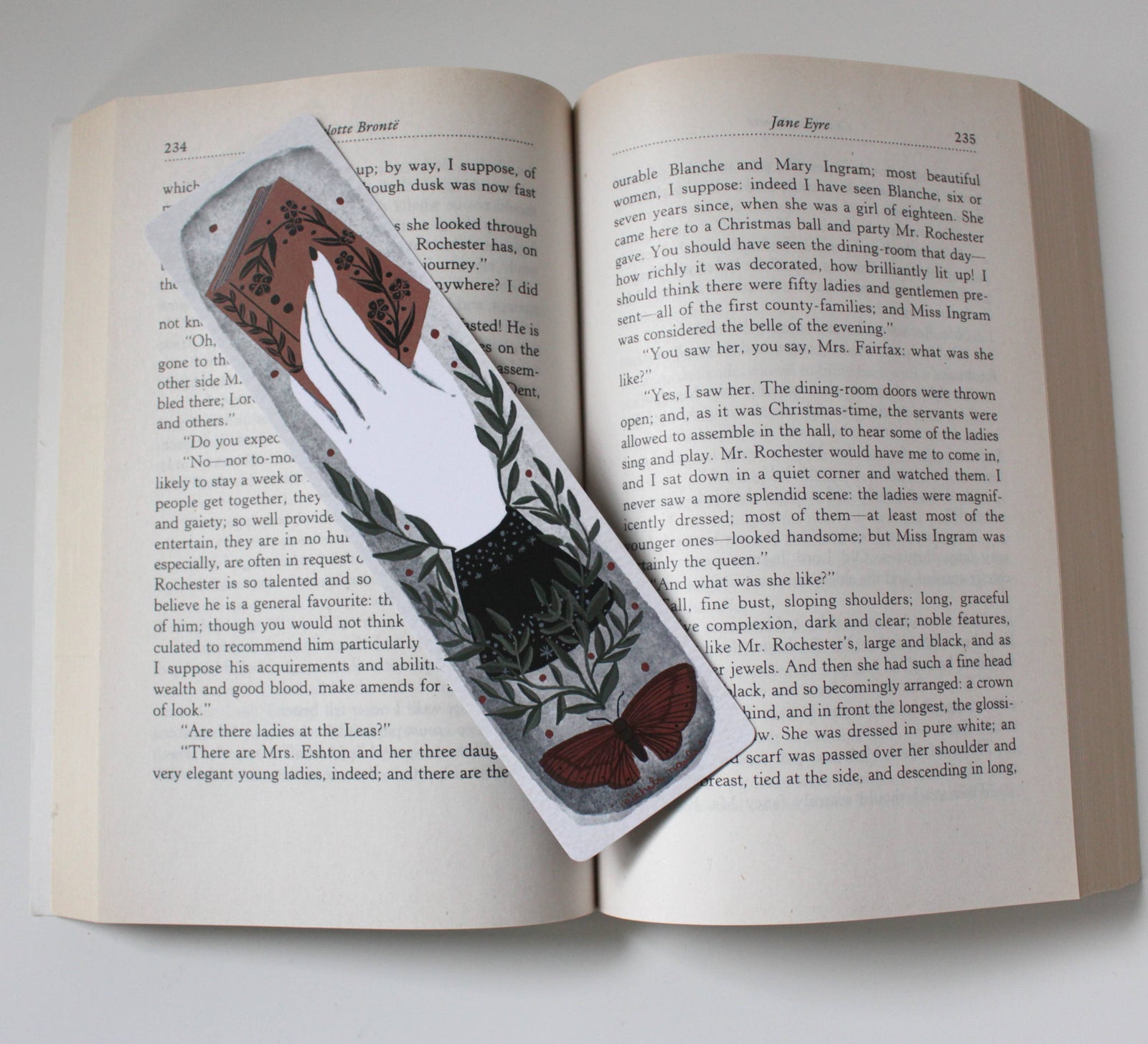 michele maule Bookmark Bookmark - Victorian Hand Bookmark