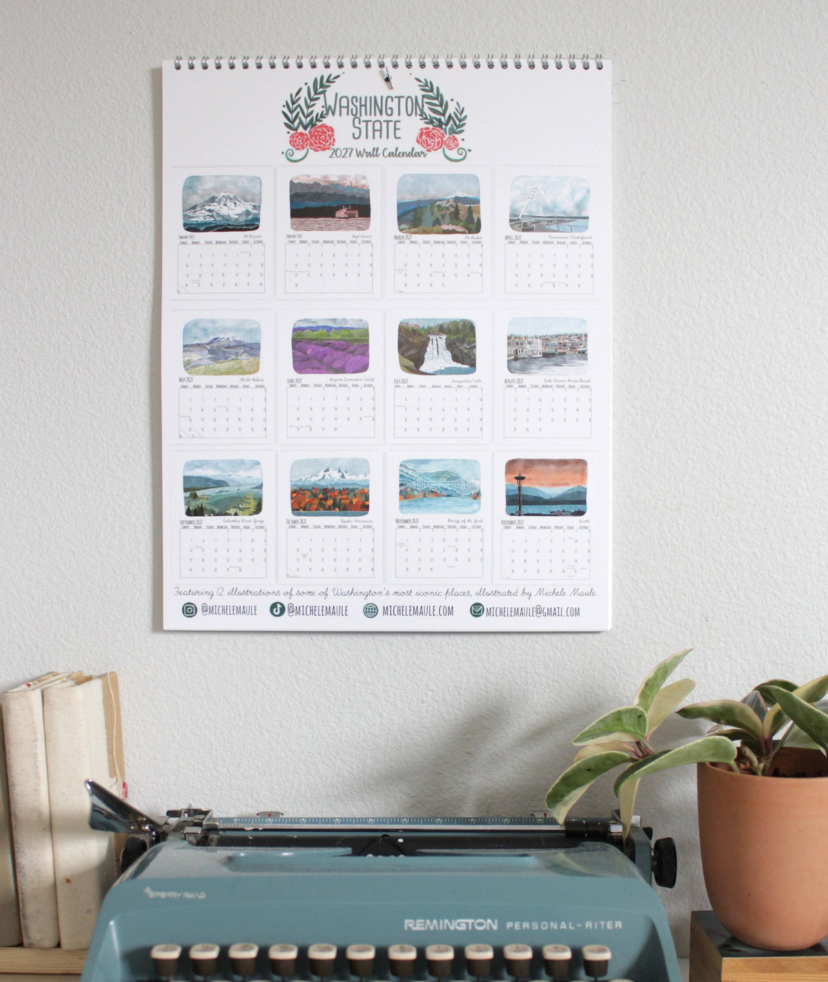 michele maule paper 2027 Washington State Calendar
