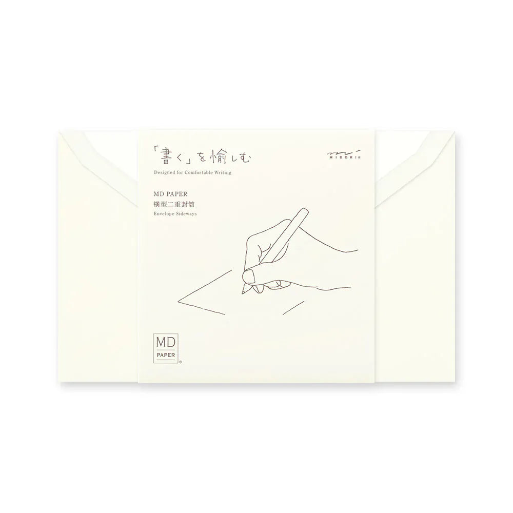Midori Paper MD Envelope Sideways A