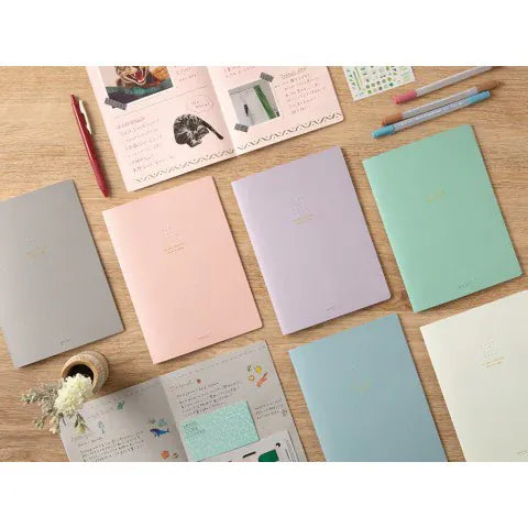 Midori Paper Midori Soft Color Notebook, A5 Dot Grid