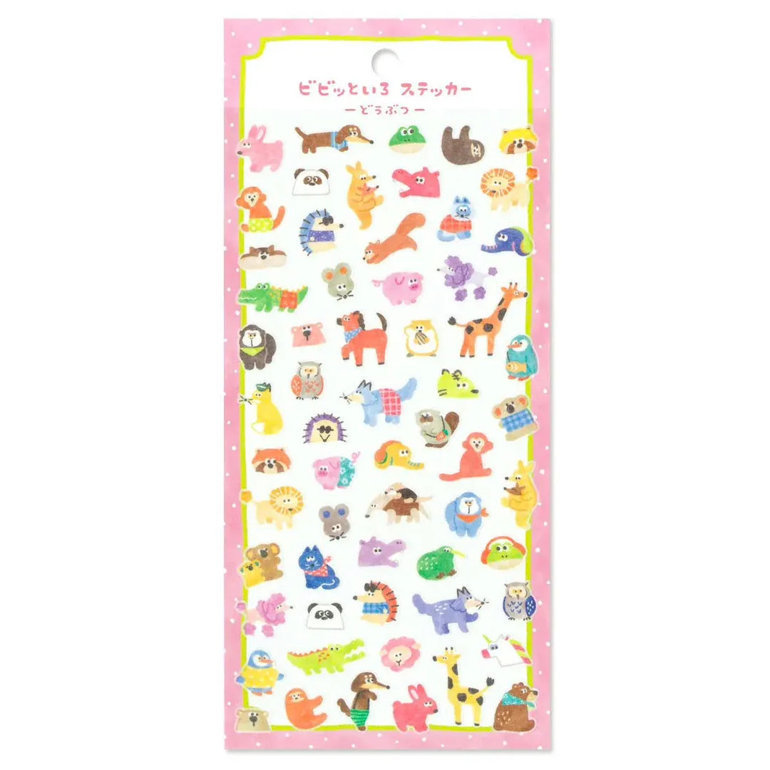Mind Wave Cards Animals Mind Wave Vivid Color Stickers