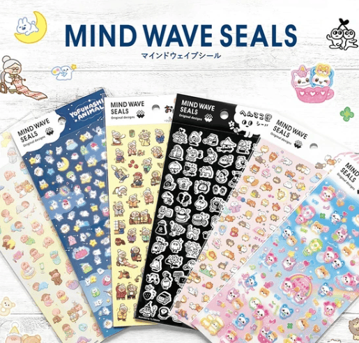 Mind Wave Cards Black & White Character Sticker Sheet