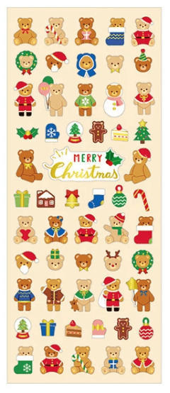 Mind Wave Cards Christmas Bear Sticker Sheet