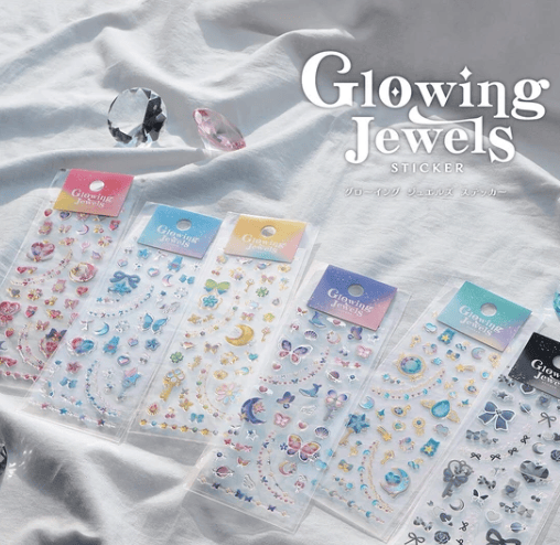 Mind Wave Cards Glowing Jewels Dreamy Sticker Sheet