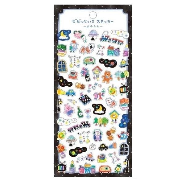 Mind Wave Cards Late Night Mind Wave Vivid Color Stickers