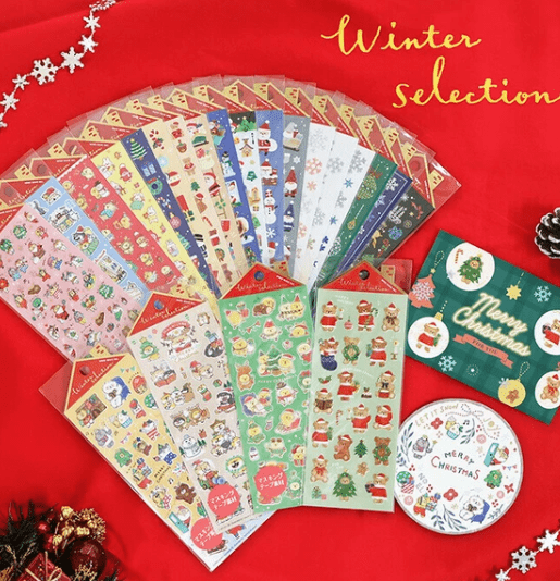 Mind Wave Cards Santa & Reindeer Sticker Sheet