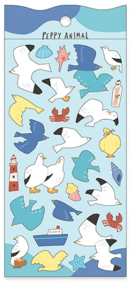 Mind Wave Cards Sea Birds Sticker Sheet