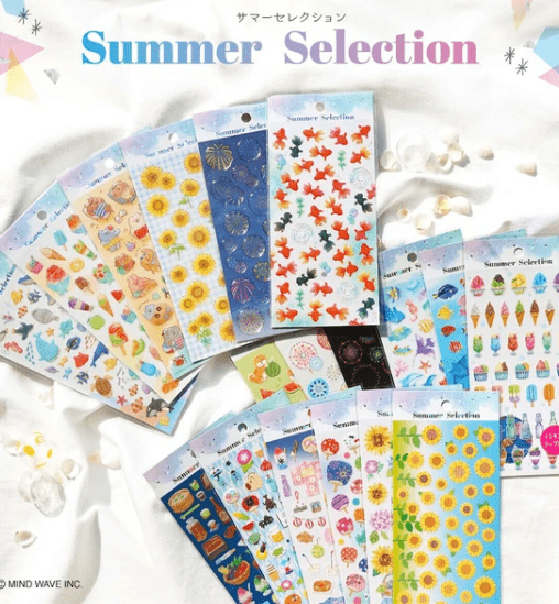 Mind Wave Cards Summer Sunflower Sticker Sheet