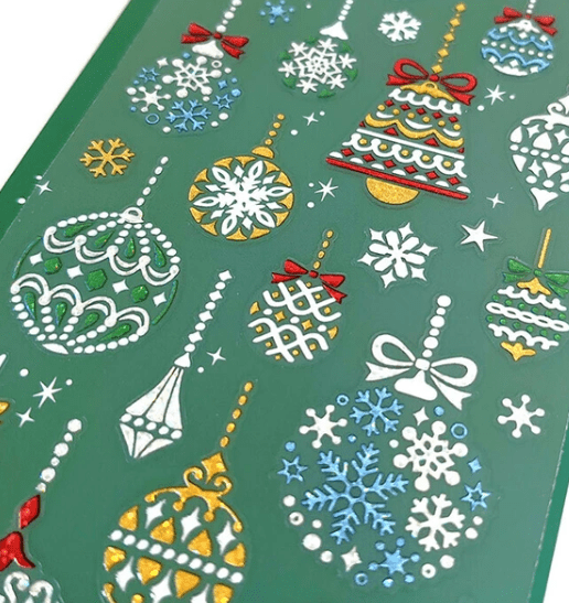 Mind Wave Cards Winter Ornament Sticker Sheet