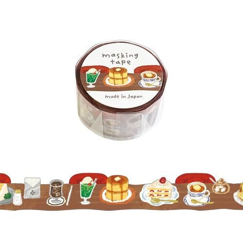 Mind Wave Paper Borderless Die-Cut Masking Tape | Japanese Café