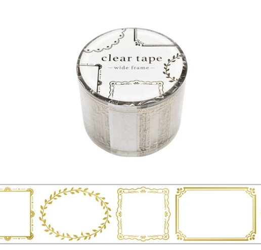 Mind Wave Paper Clear Frame Washi Tape | 30mm Width