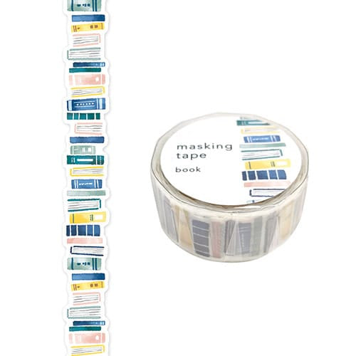 Mind Wave Paper Die-Cut Blue Book Washi Tape | 20mm Width