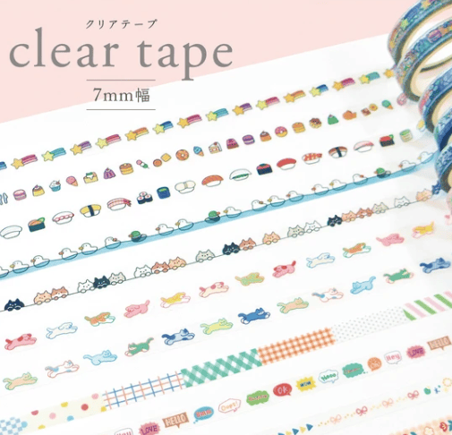 Mind Wave Paper Flower Pop Color Washi Tape | 7mm Width