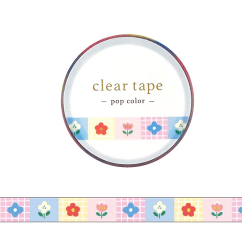 Mind Wave Paper Flower Pop Color Washi Tape | 7mm Width