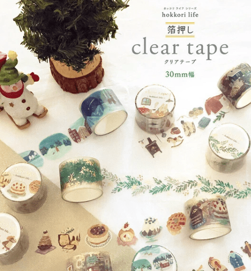Mind Wave Paper Green & Gold Garland Washi Tape | 30mm Width