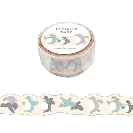 Mind Wave Paper Hokkori Die-Cut Masking Tape | Penguin