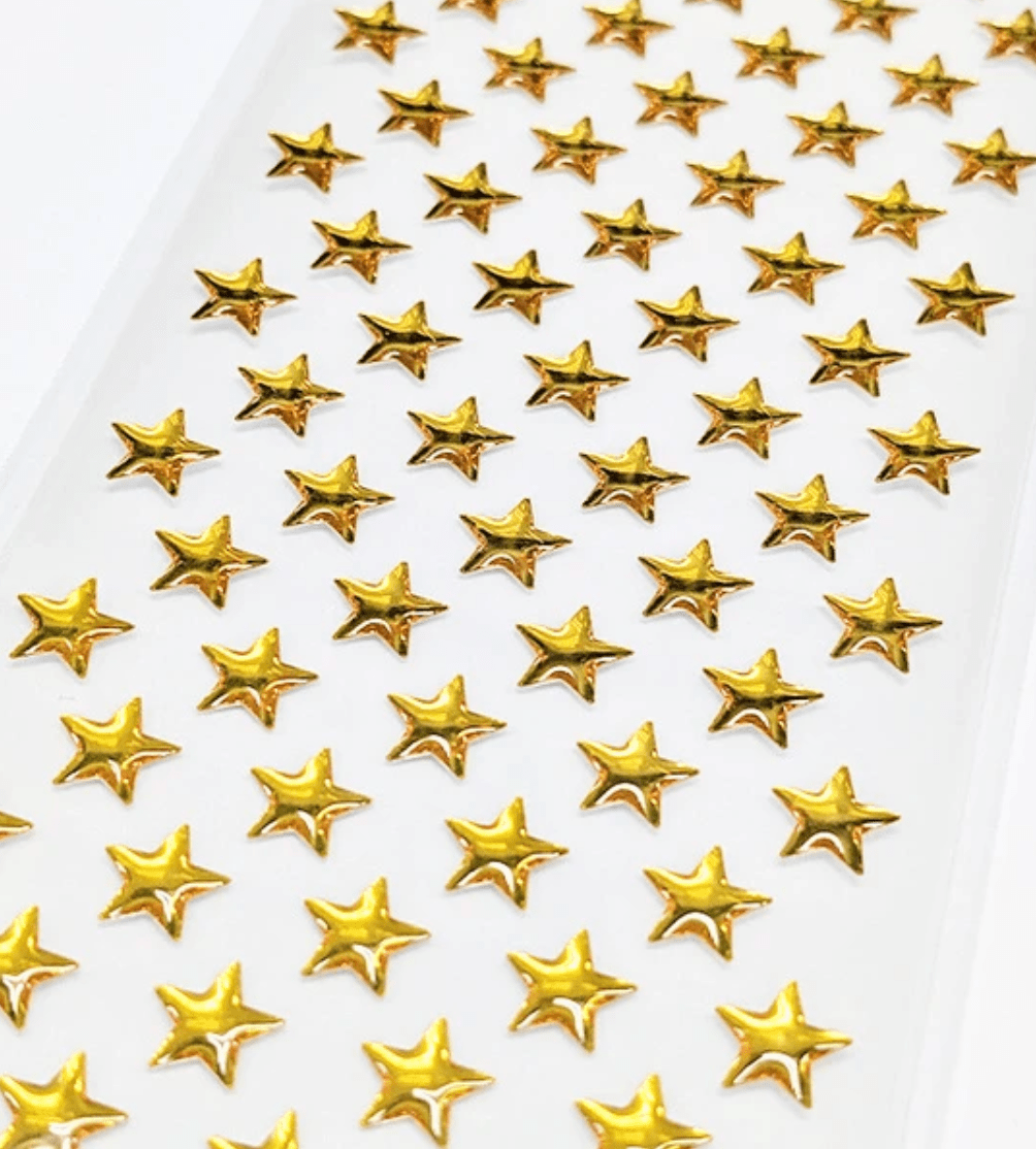 Mind Wave Sticker Sheets Gold Star Stickers