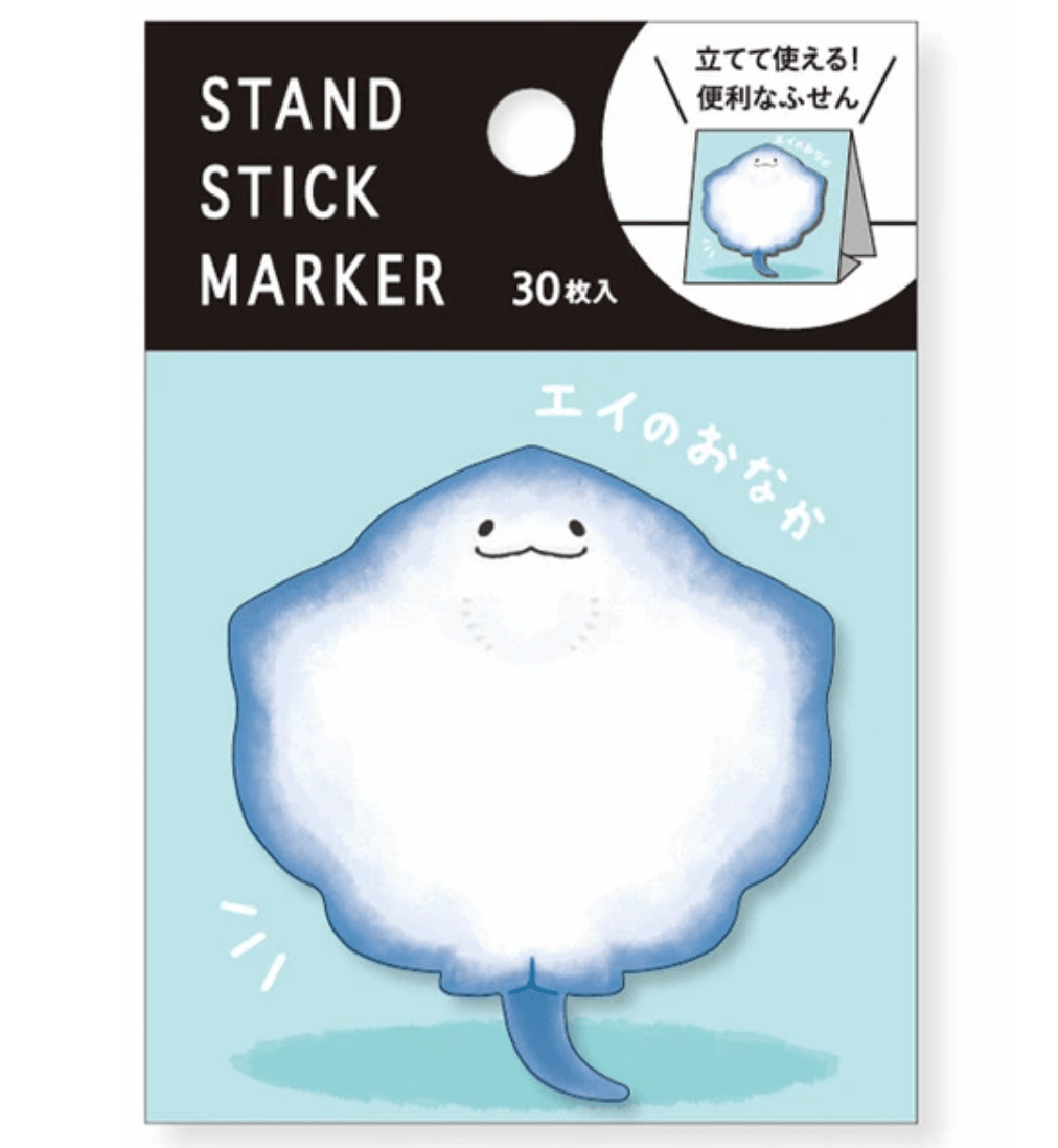 Mind Wave Sticky Notes Stingray Tummy Sticky Note Stand