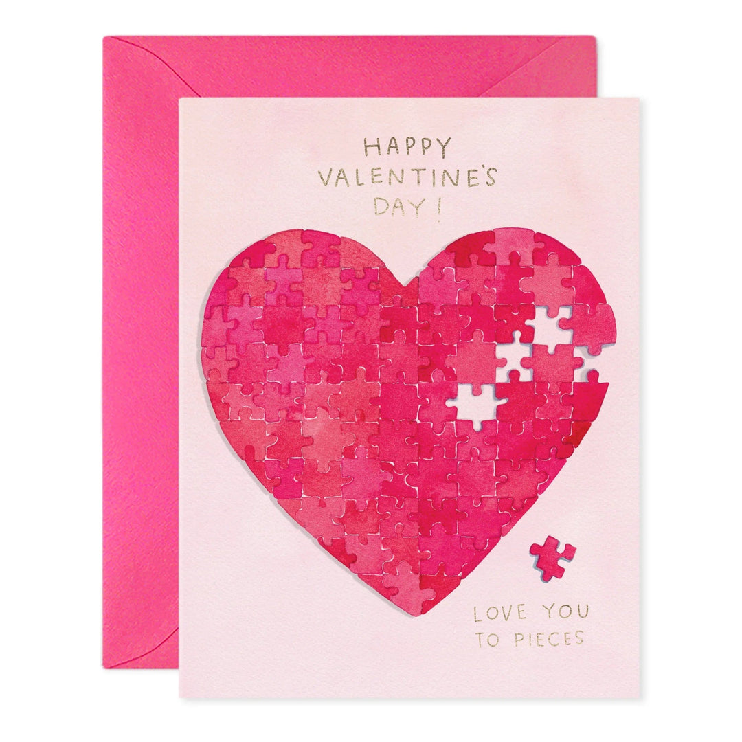 MindWare Card Heart Puzzle Valentine's Day Card