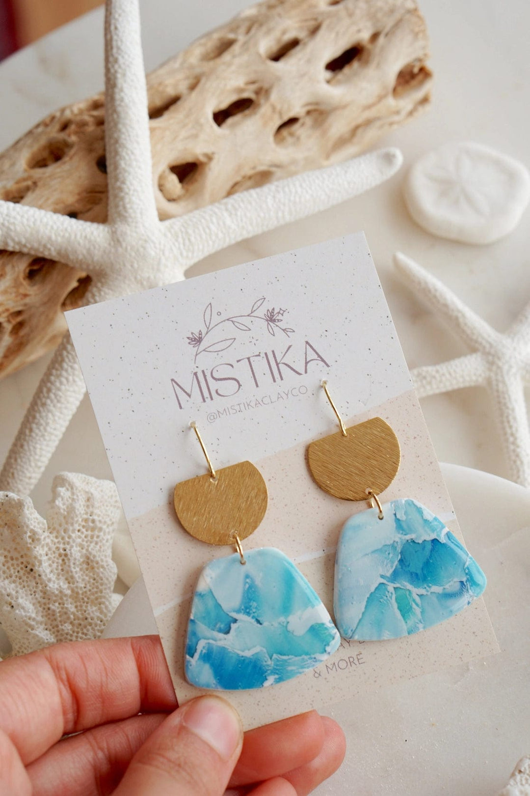 Mistika Studio Earrings Ocean Clay Earrings
