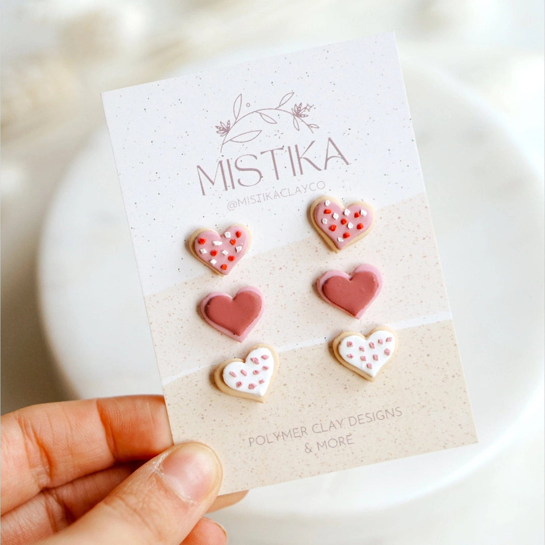 Mistika Studio Earrings Sugar Cookie Clay Stud Earrings