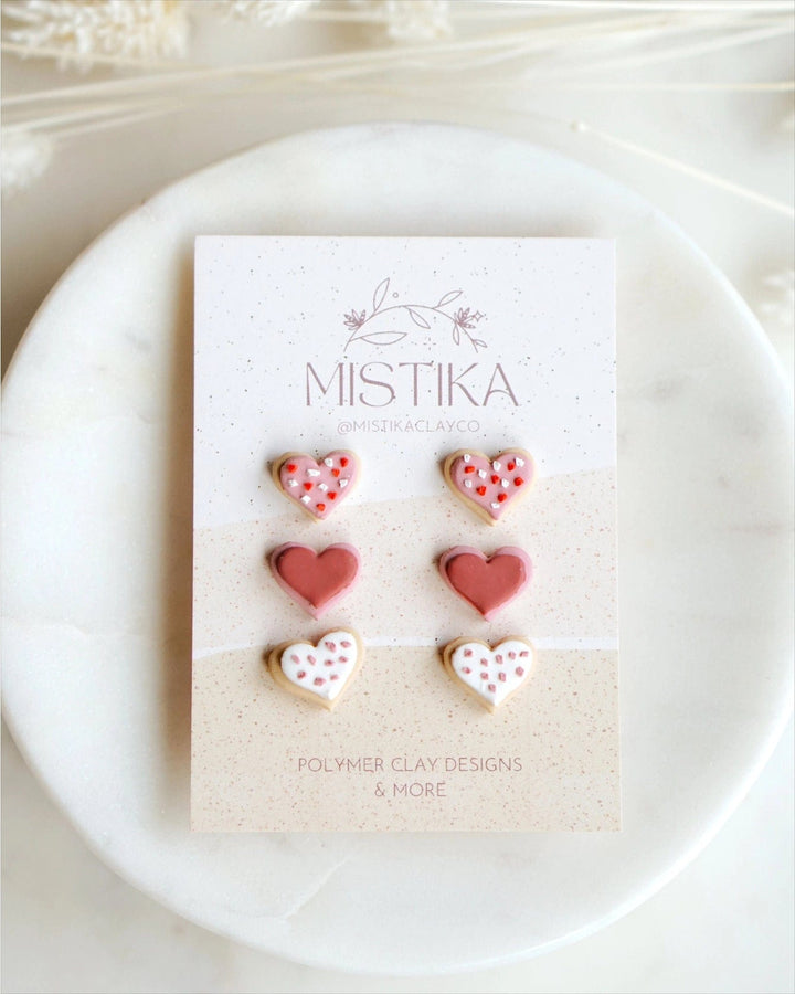 Mistika Studio Earrings Sugar Cookie Clay Stud Earrings