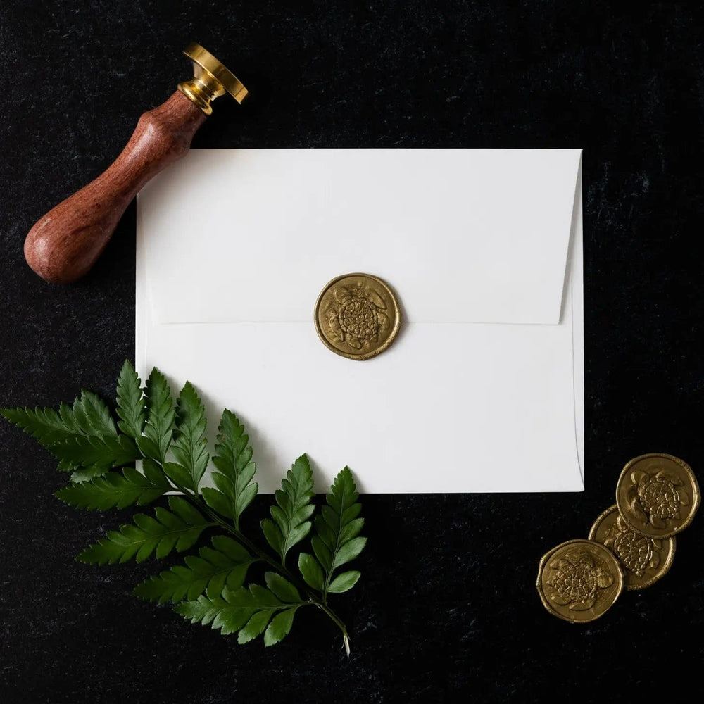 Modern Legacy Paper Company Wax Seals Turtle Wax Seal Stamp
