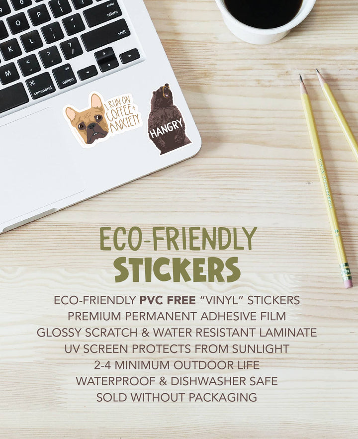 Modern Printed Matter Cards Love Your Neighbor Sticker