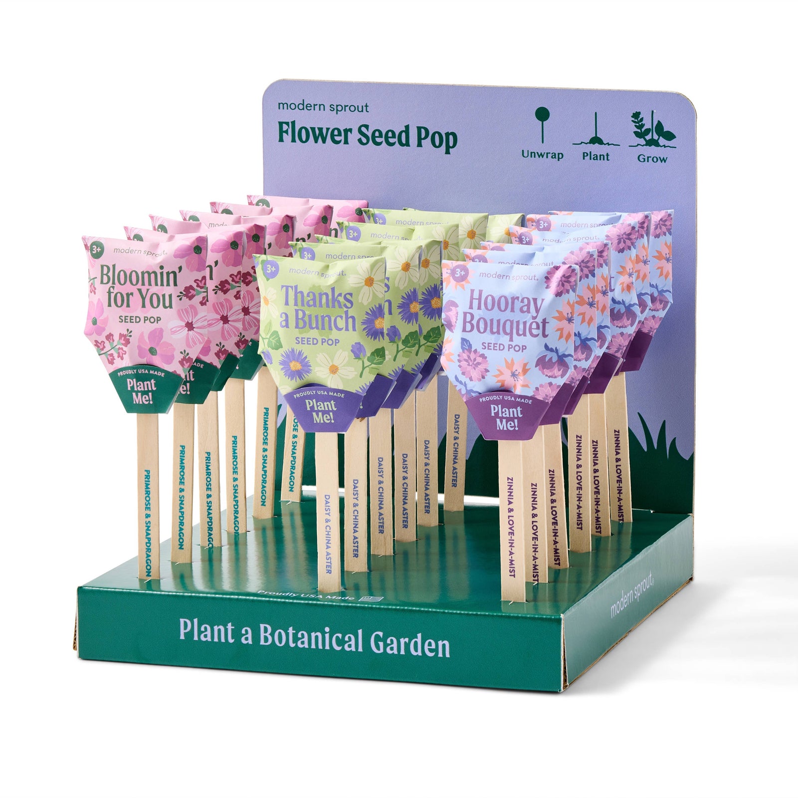 Modern Sprout Flower Seed Pops