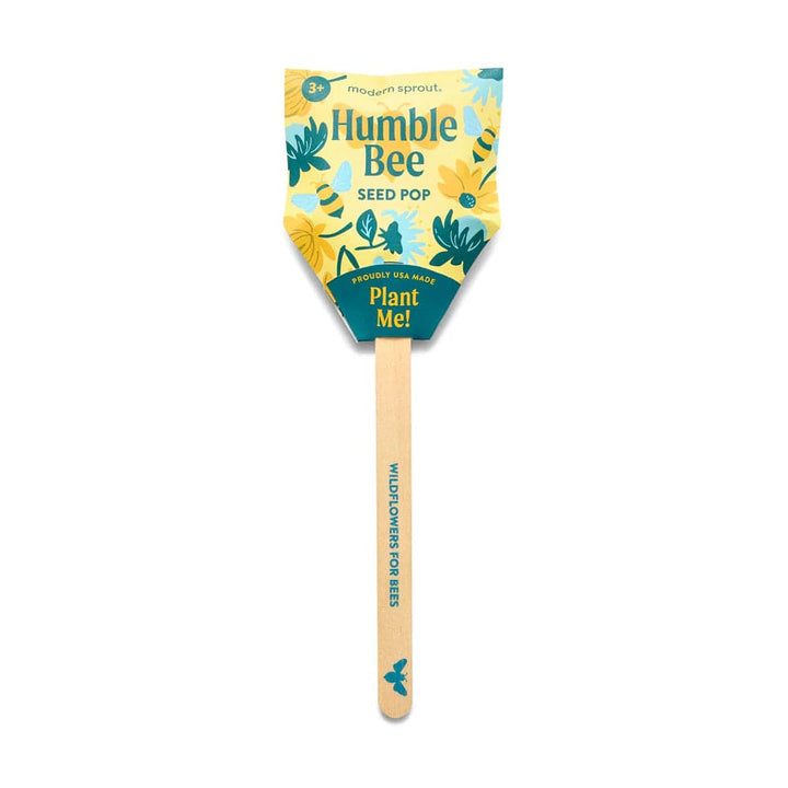 Modern Sprout Gardening Humble Bee Pollinator Seed Pops