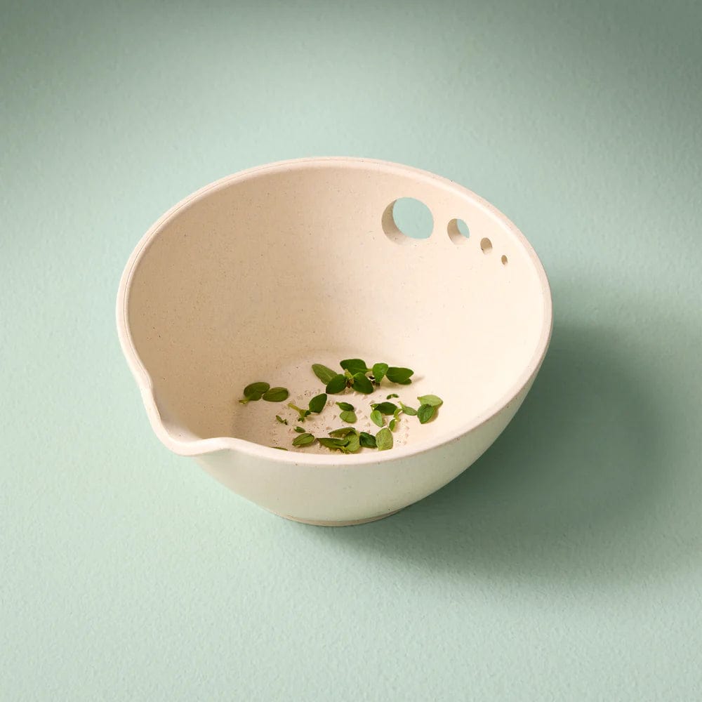 Modern Sprout Gardening Peel, Grate and Prep Dish - Ivory