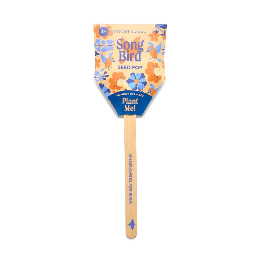 Modern Sprout Gardening Song Bird Pollinator Seed Pops