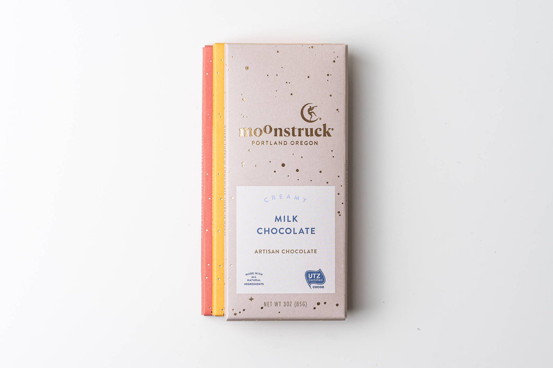 Moonstruck Chocolate Co Sweet Treats Creamy Milk Chocolate Bar