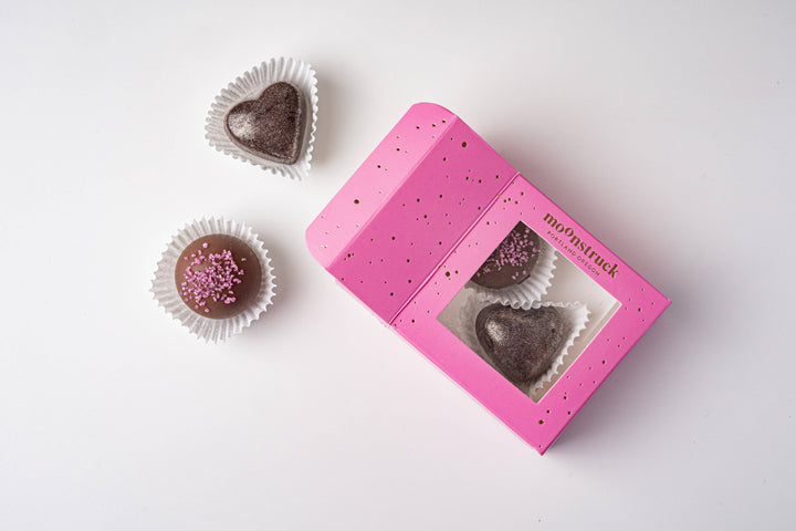 Moonstruck Chocolate Co Sweet Treats Truffles: 4pc Cupid Collection