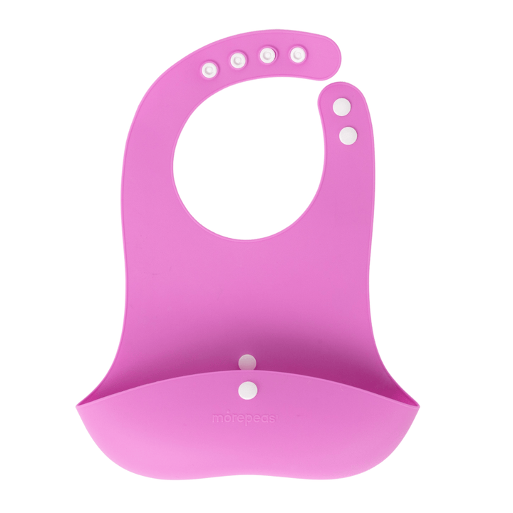 morepeas Baby Grape Roll & Snap Bib