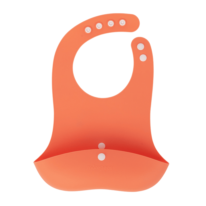 morepeas Baby Melon Roll & Snap Bib