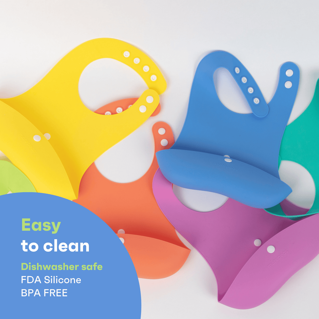 morepeas Baby Roll & Snap Bib