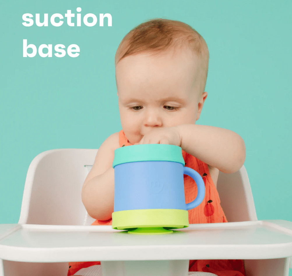 morepeas Silicone Baby Snack Cup - Blueberry