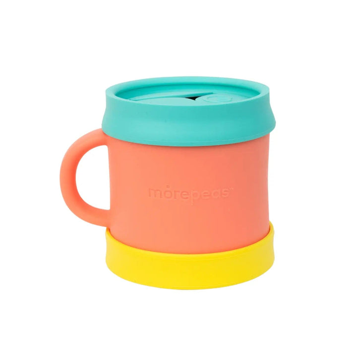 MorePeas Snack Cup Melon - Orange, Yellow, Teal Essential Snack Cup