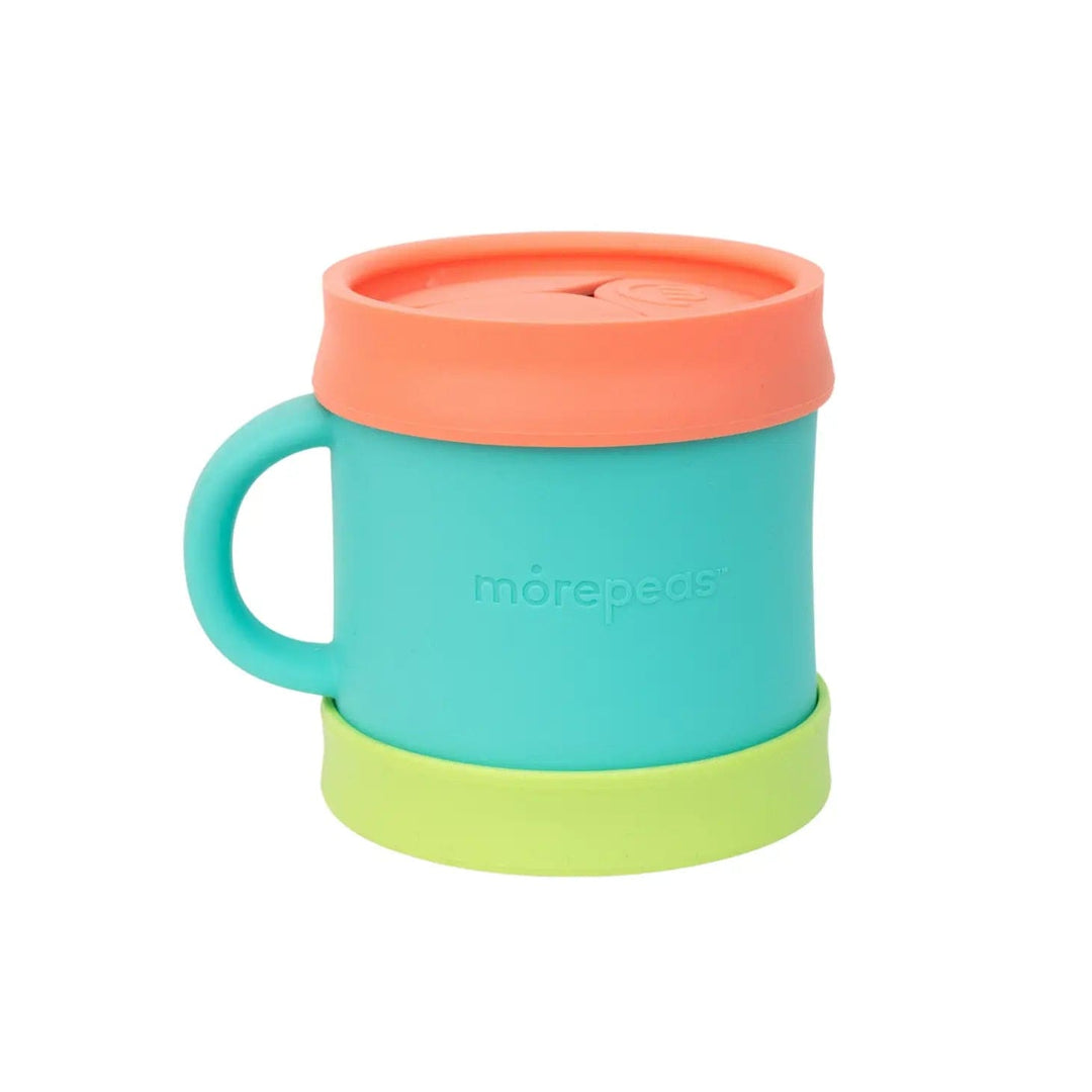 MorePeas Snack Cup Sherbert - Pink, Blue, Green Essential Snack Cup