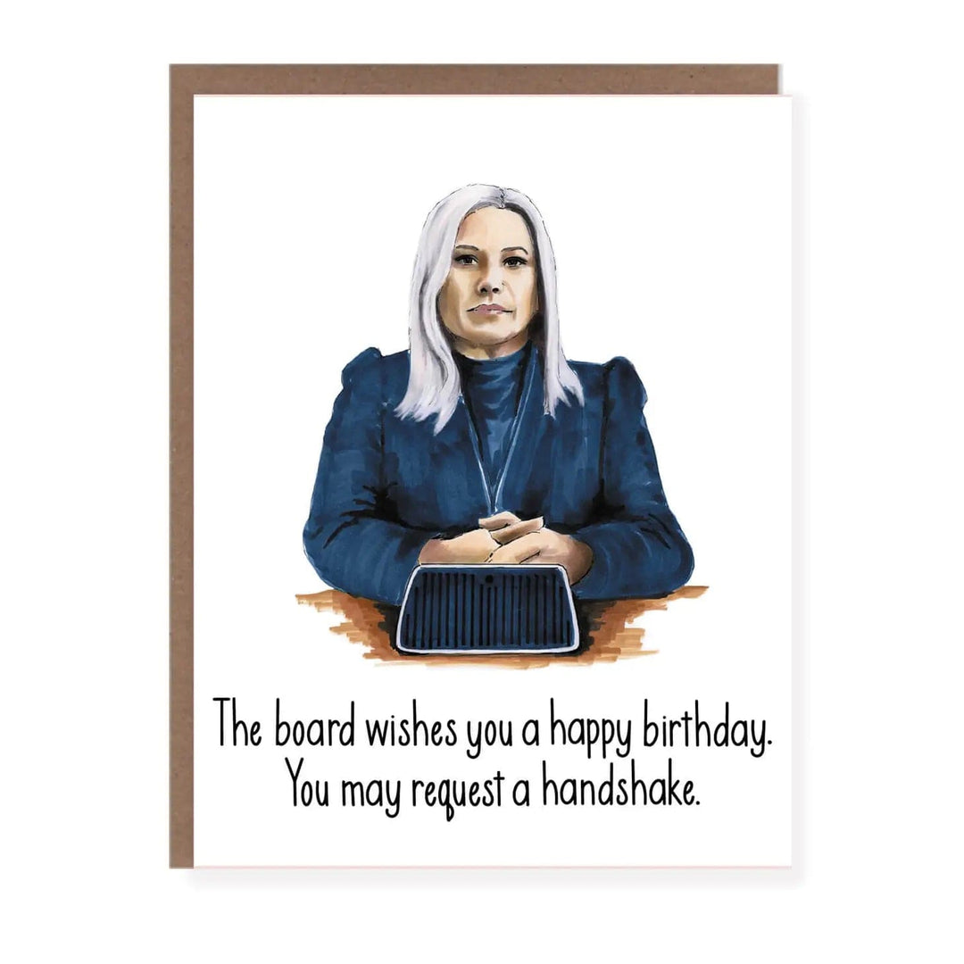 Morgan Swank Studio Card Cobel Birthday Handshake Card