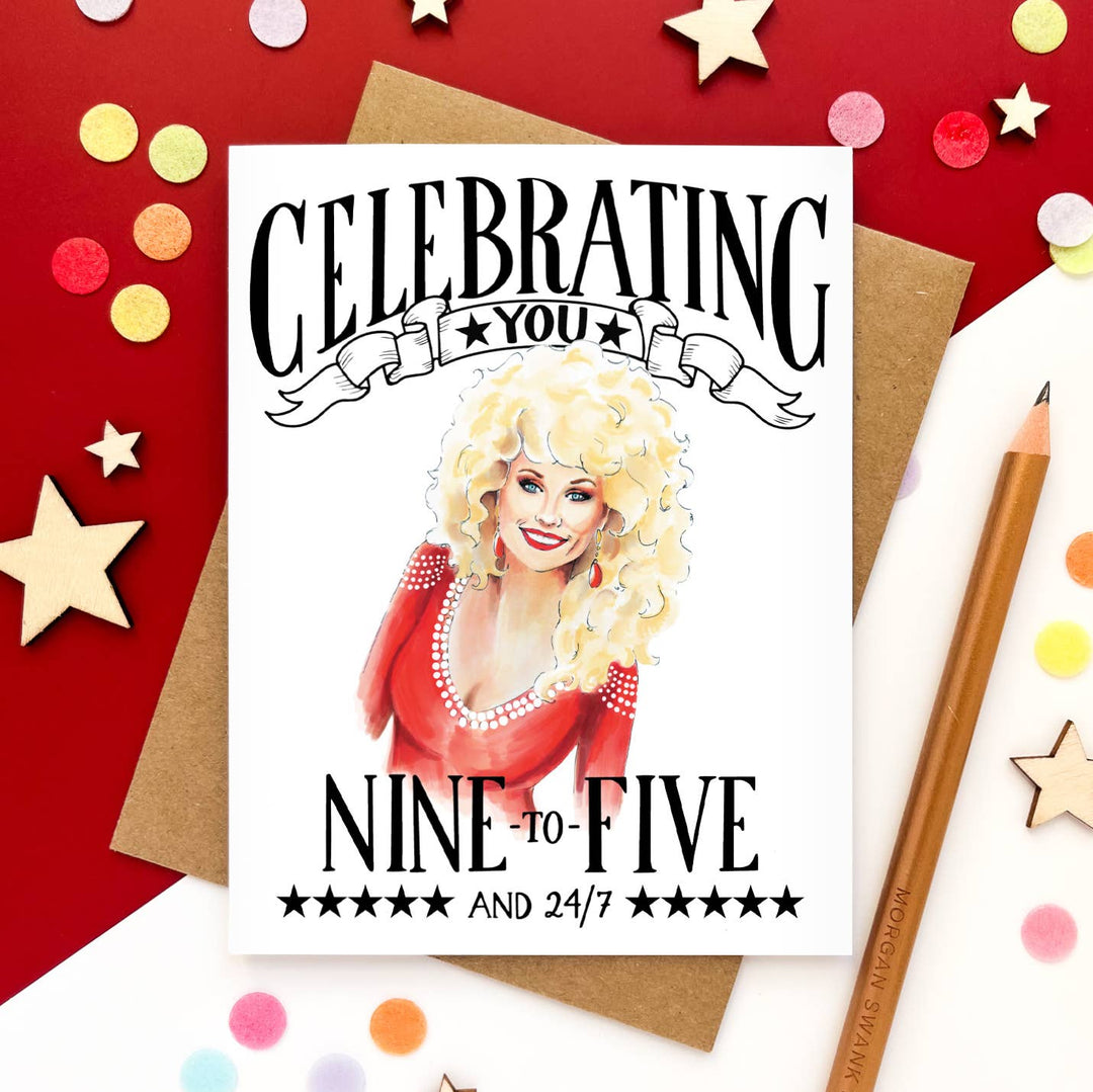 Morgan Swank Studio Cards Country Star Doll | Pop Culture Birthday Card