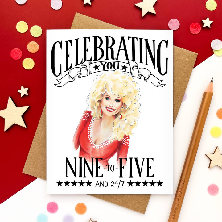 Morgan Swank Studio Cards Country Star Doll | Pop Culture Birthday Card