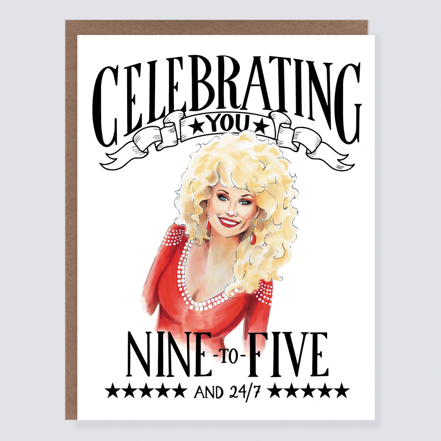 Morgan Swank Studio Cards Country Star Doll | Pop Culture Birthday Card