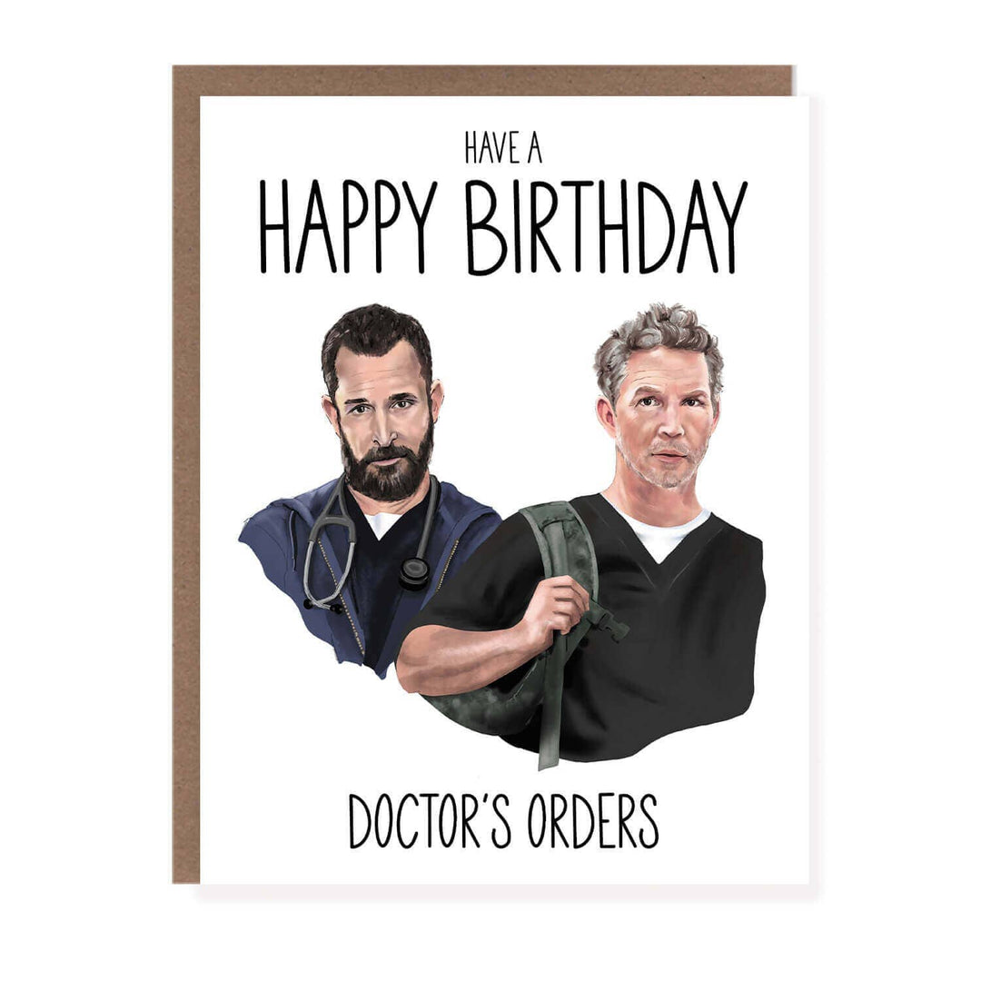 Morgan Swank Studio Cards Doctor's Orders | Pop Culture Birthday Card